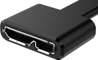 Micro-USB Typ-B (SuperSpeed) eine Buchse, schräg