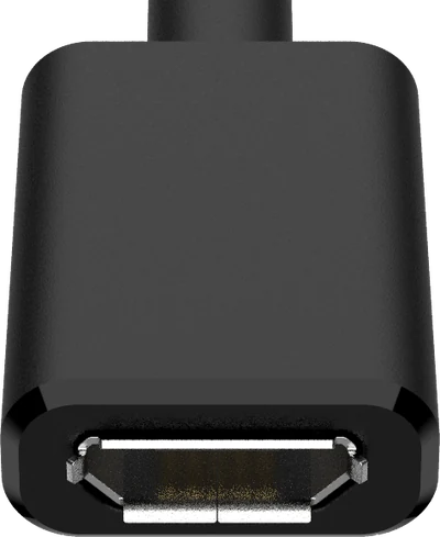 Micro-USB Typ-B eine Buchse, frontal