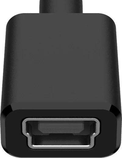 Mini-USB Typ-B eine Buchse, frontal