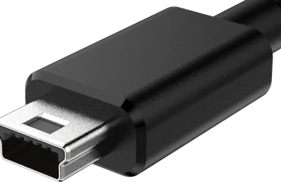 Mini-USB Typ-B ein Stecker, schräg