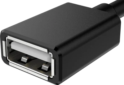 USB Typ-A eine Buchse, schräg