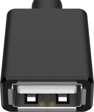 USB Typ-A eine Buchse, frontal