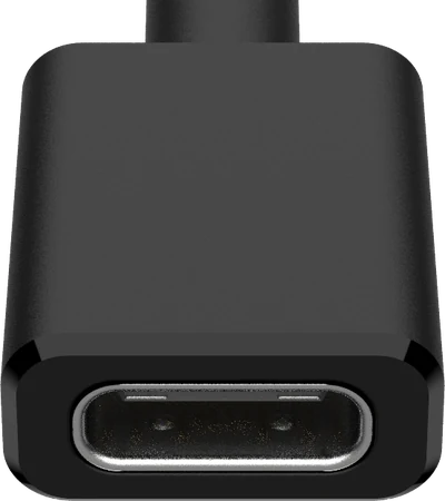 USB النوع C أنثى, من الأمام